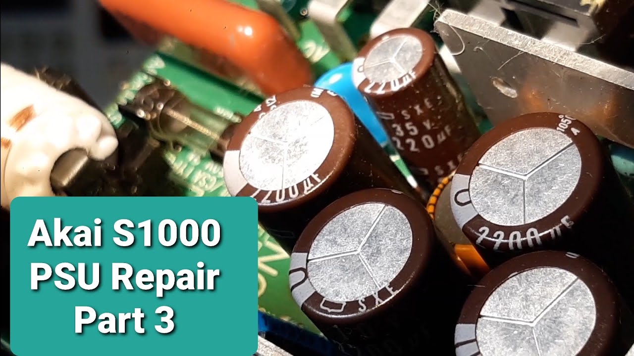 Saving & Repairing Akai Samplers S900 S950 S1000 S1100 Part Three
