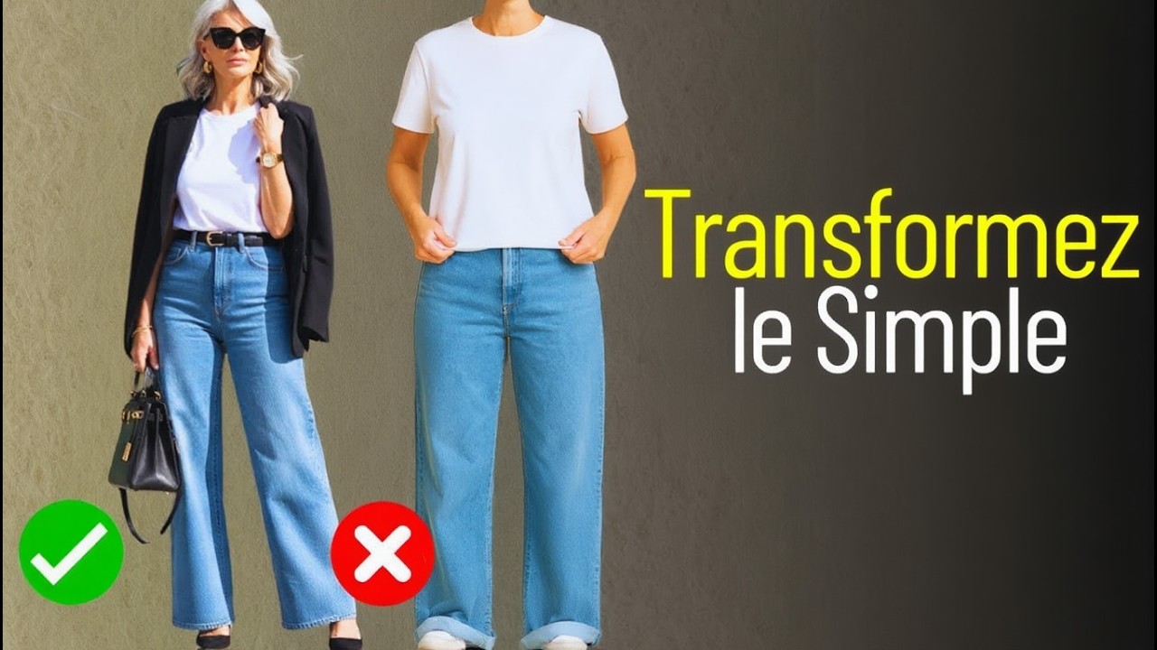 2 pièces, mille tenues : comment transformer avec style un look basique après 50 ans