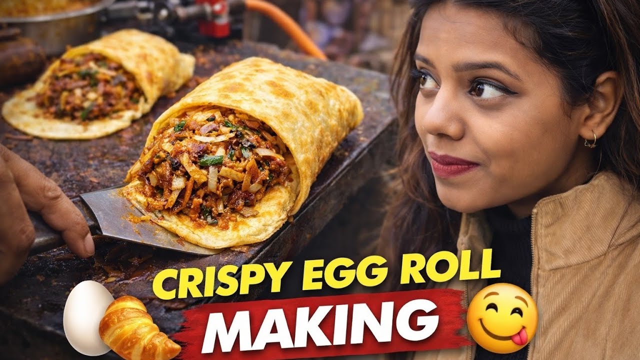 😱🥚 Most Tasty Double Egg Roll on Street😋 || Viral Street Food India || Rupa Paridhi vlogs ||