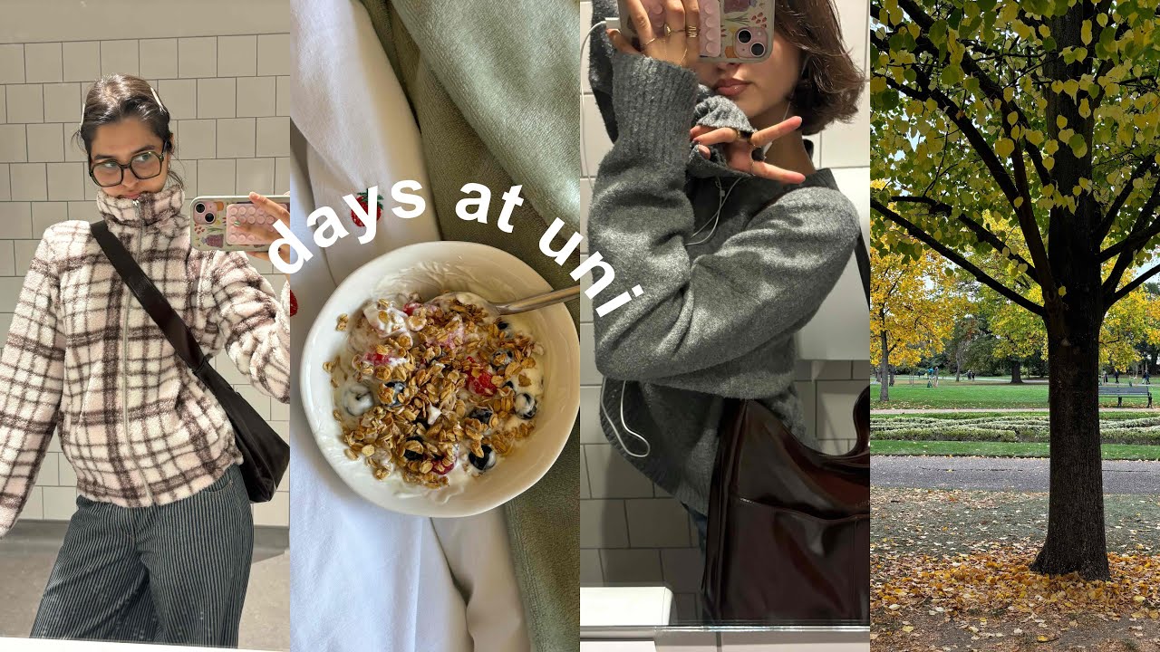 october days at uni | fun hauls, reset, studying