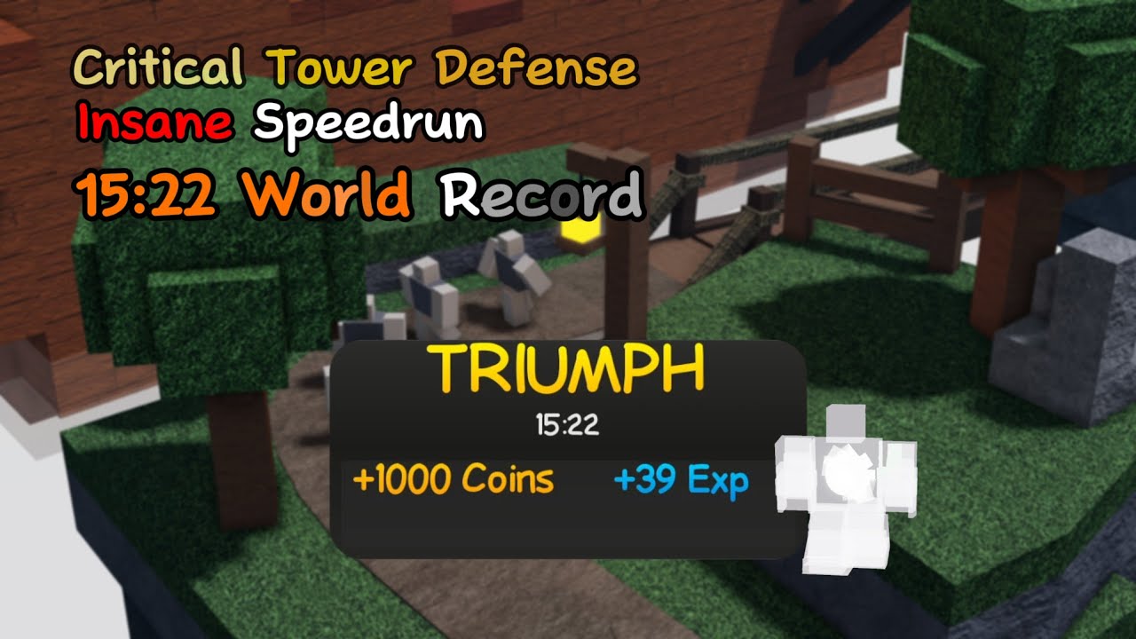 Critical Tower Defense | Speedrun 