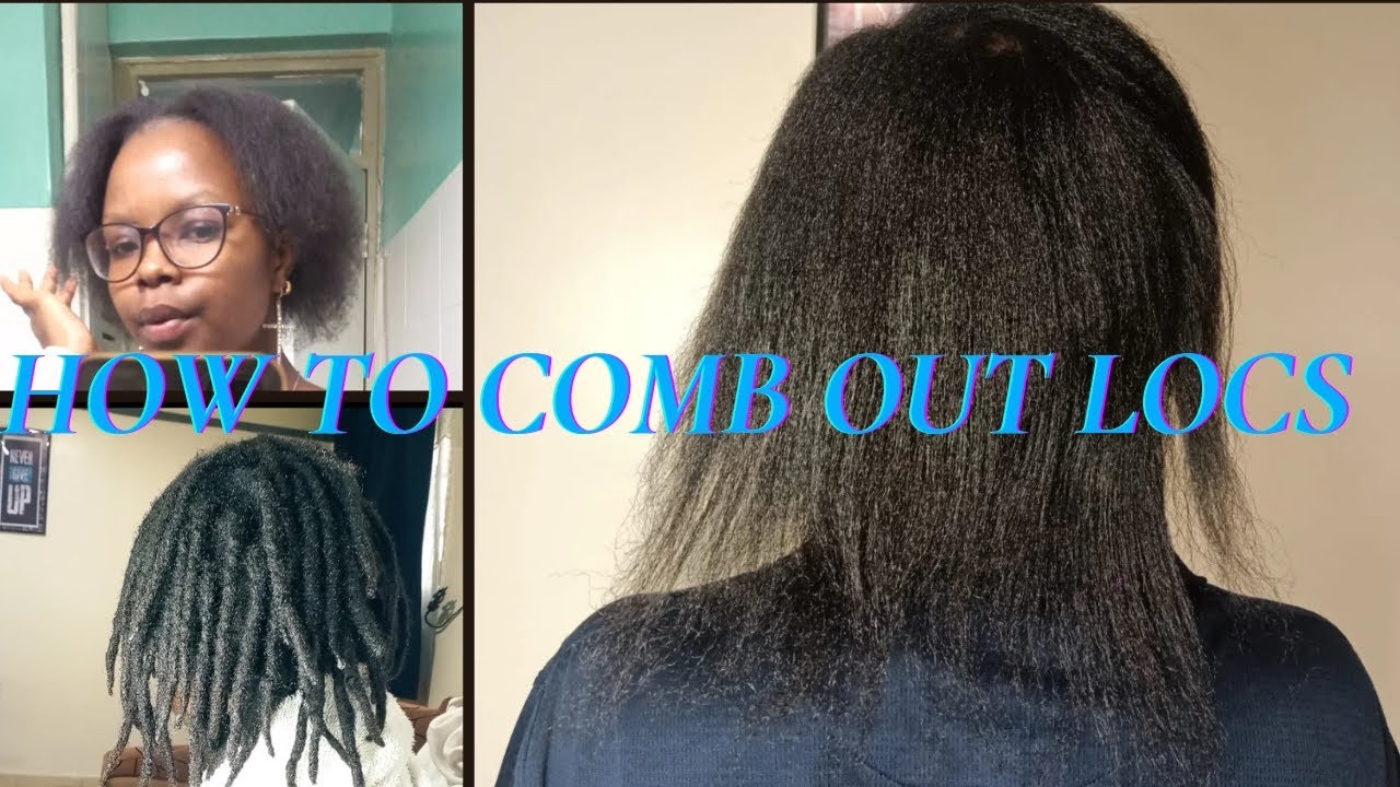 How To Comb Out NaturalLocs : ❌Do not chop your locs down to begin  your straight hair journey#locs