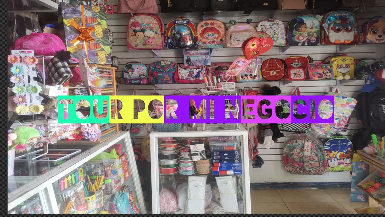 TOUR POR MI NEGOCIO  (papelería y regalos) 🌼