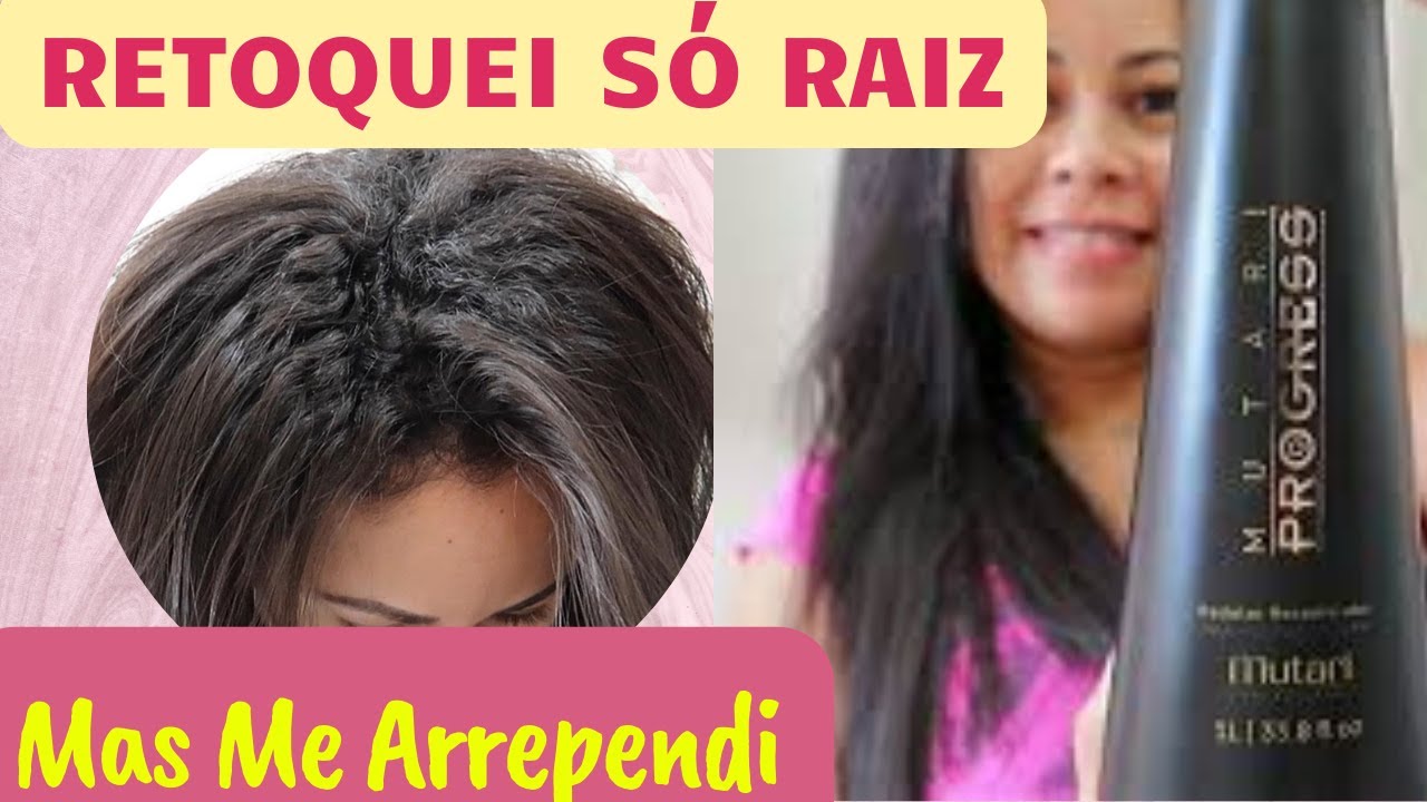 ESSA PROGRESSIVA SAIU DE LINHA X RETOQUEI MINHA RAIZ COM PROGRESSIVA MUTARI SEM FORMOL