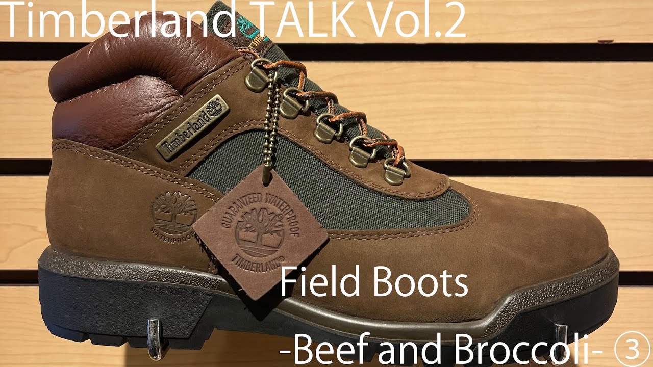 ③ Timberland TALK Vol.2 Field Boots -Beef and Broccoli-