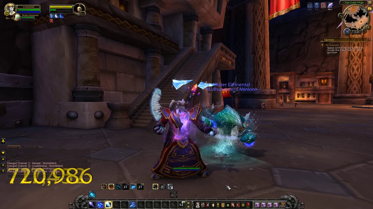 WOW Animations - Allied Races - Lightforged Draenei Frost Mage (male)