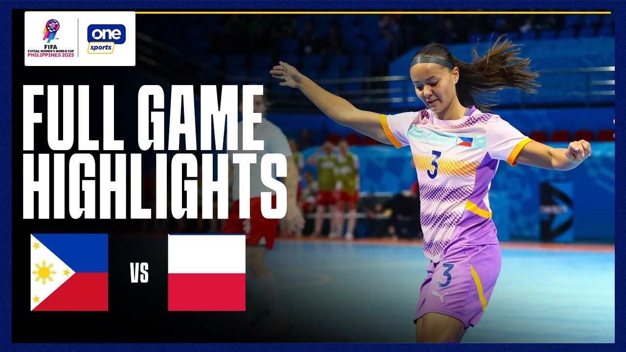 PHILIPPINES vs. POLAND | GAME HIGHLIGHTS | 2025 FIFA FUTSAL WOMEN&rsquo;S WORLD CUP | NOV. 21