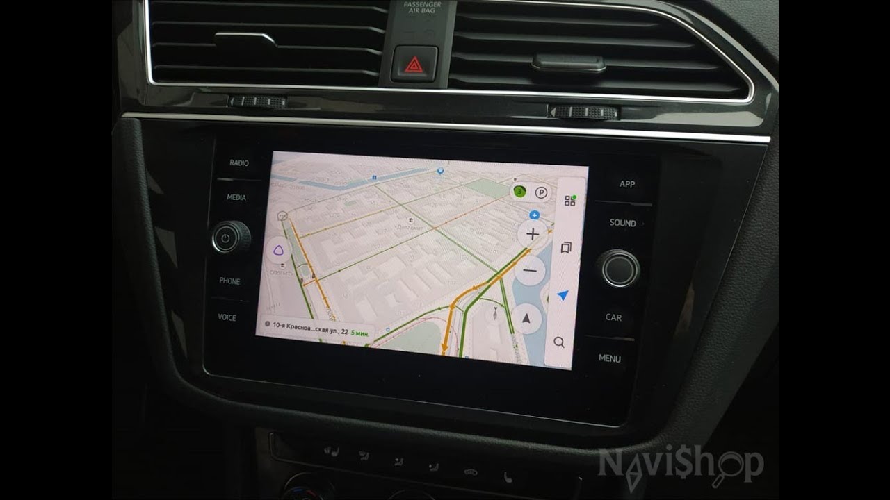 Навигация в Volkswagen Tiguan X 2020+, Яндекс Навигатор, Carplay, русификация, прошивка, магнитола