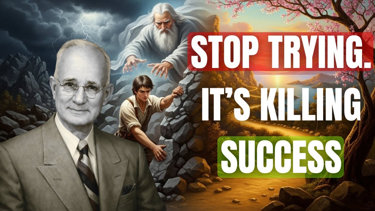 Why “Trying” Keeps You Broke, Stuck, and Powerless | Napoleon Hill