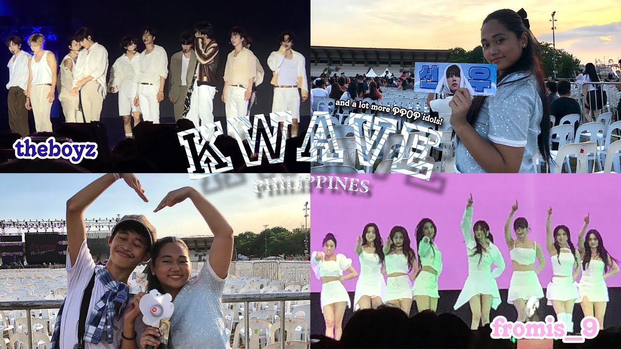 kwave music festival philippines 🎶 the boyz, fromis_9, darlene, kaia, more.. | MESEN