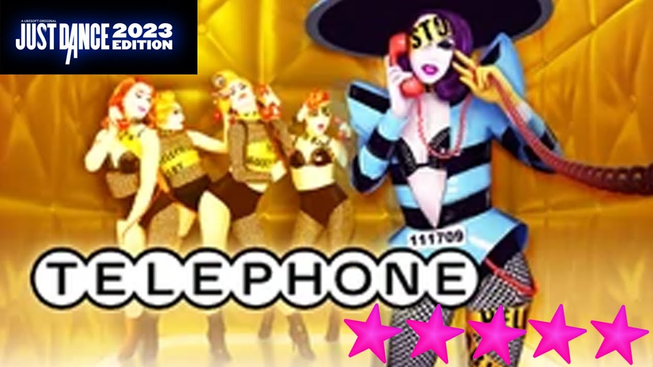 Just Dance 2023 Telephone 5 Stars + Megastar All Perfects Nintendo Switch Gameplay Joy-con Mode