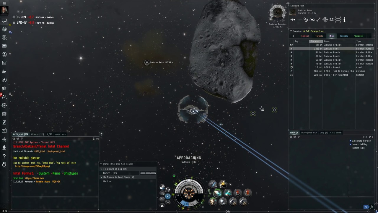 EVE - Scanning and Hacking Relic Sites
