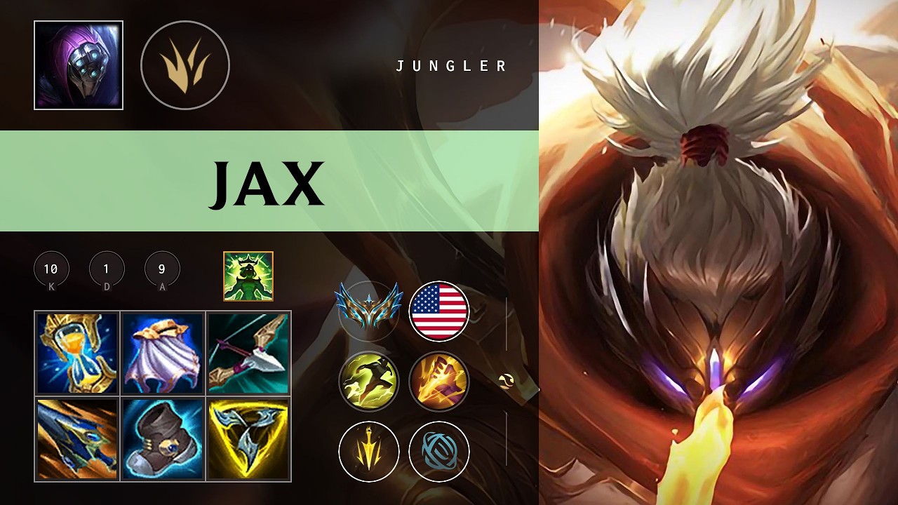 Jax Jungle vs Xin Zhao - NA Challenger Patch 26.08