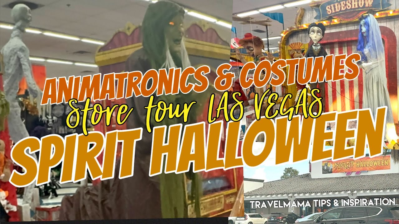 Spirit Halloween Animatronics Tour 2024 | inside Las Vegas Store & Haunted Decor Ideas