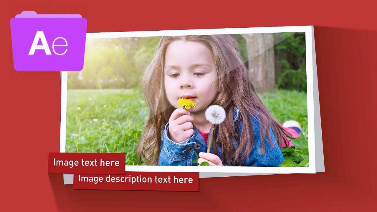3D LightBox Media Slides After Effects Project