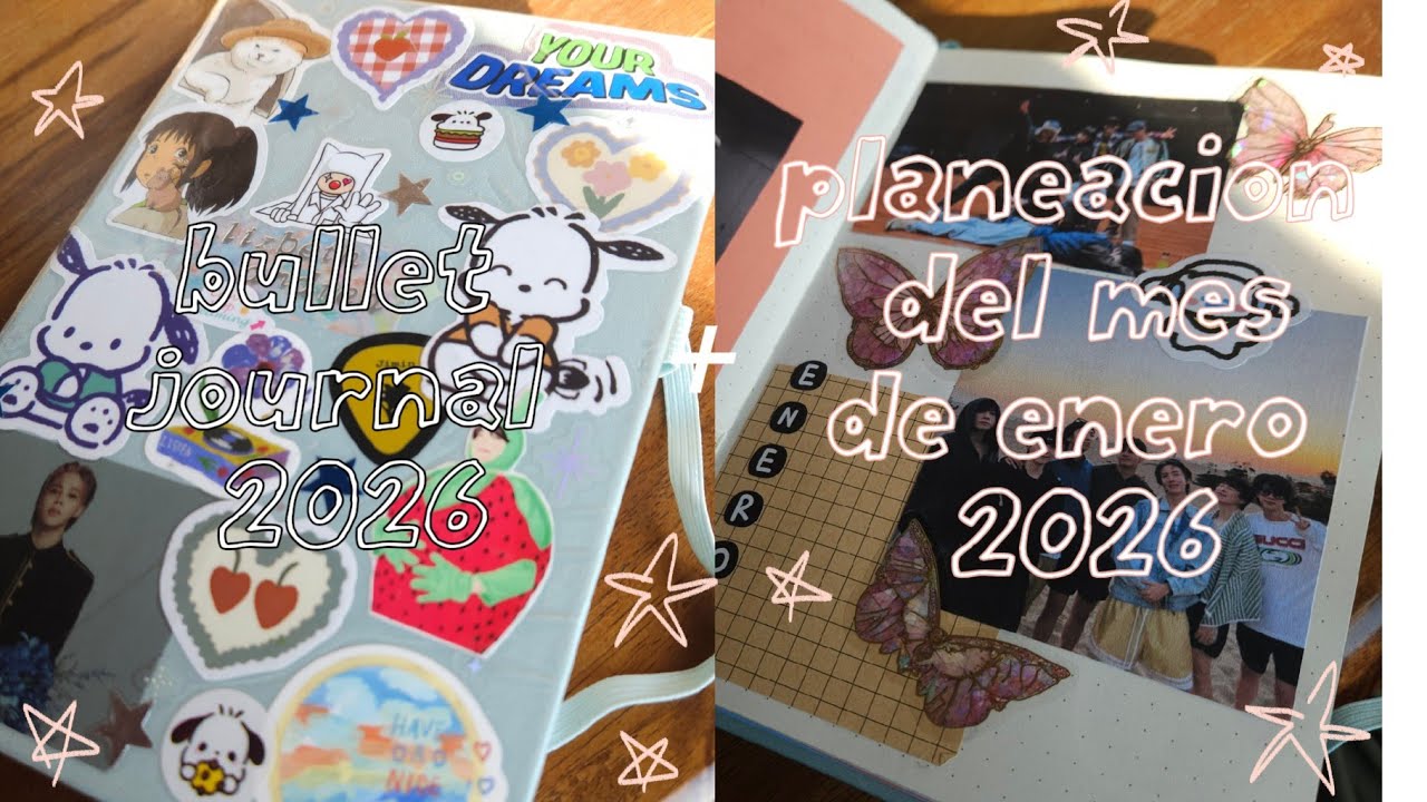 🌟 bullet journal set up 2026 + planeacion de enero (un poco tarde) 🌟