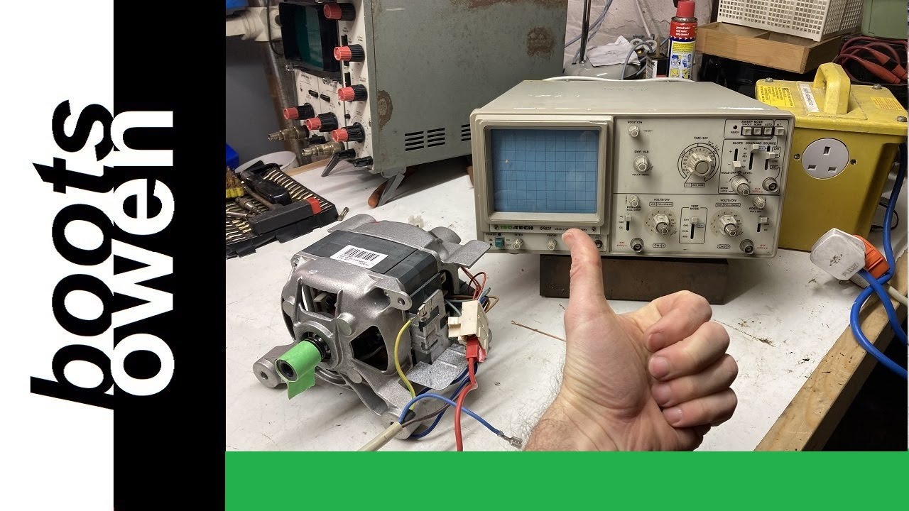 Universal motor speed control waveforms viewed on my oscilloscope