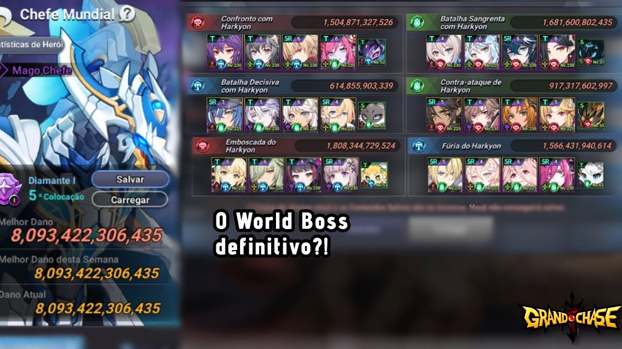 World Boss GrandChase Mobile - Todas as fases atualizadas