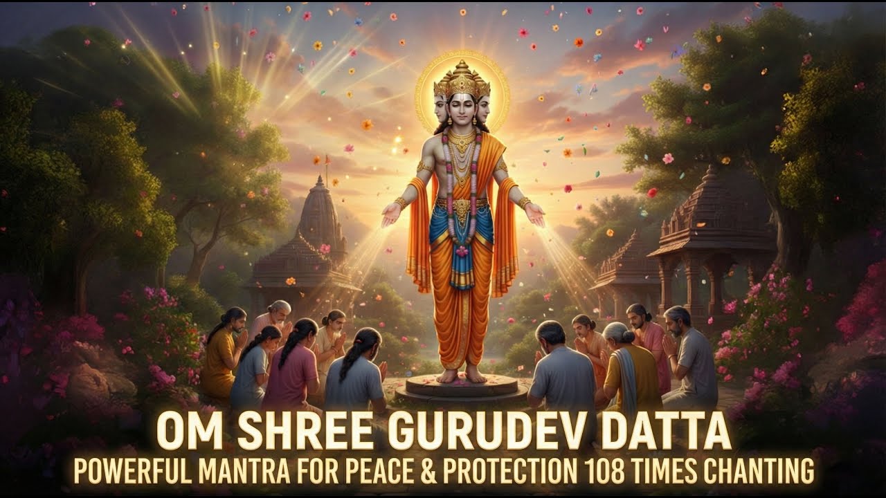 Om Shree Gurudev Datta Mantra for Peace, Protection & Blessings | Powerful Devotional Chant