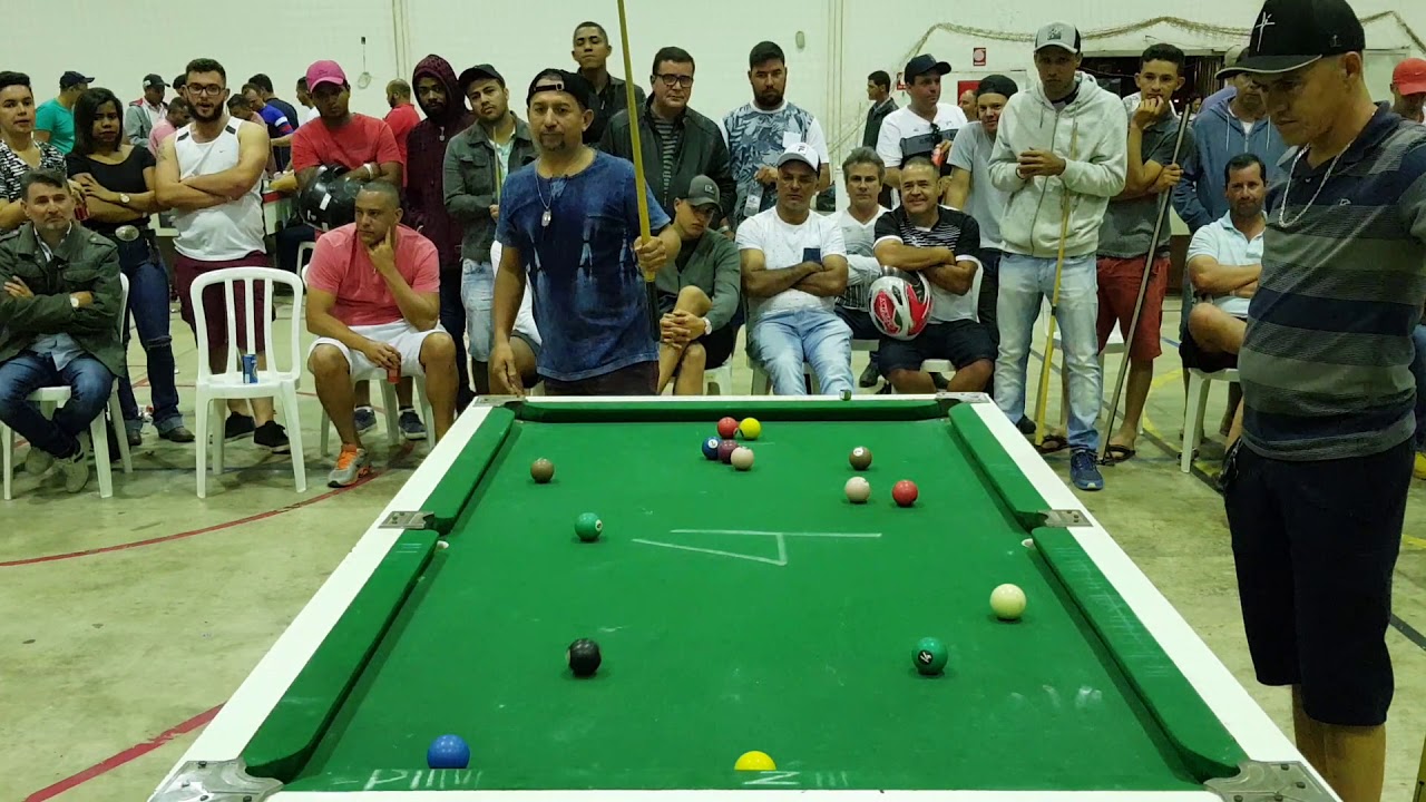 Baianinho de Mauá X Coalhada, super JOGÃO de sinuca em Anápolis JULHO/2019