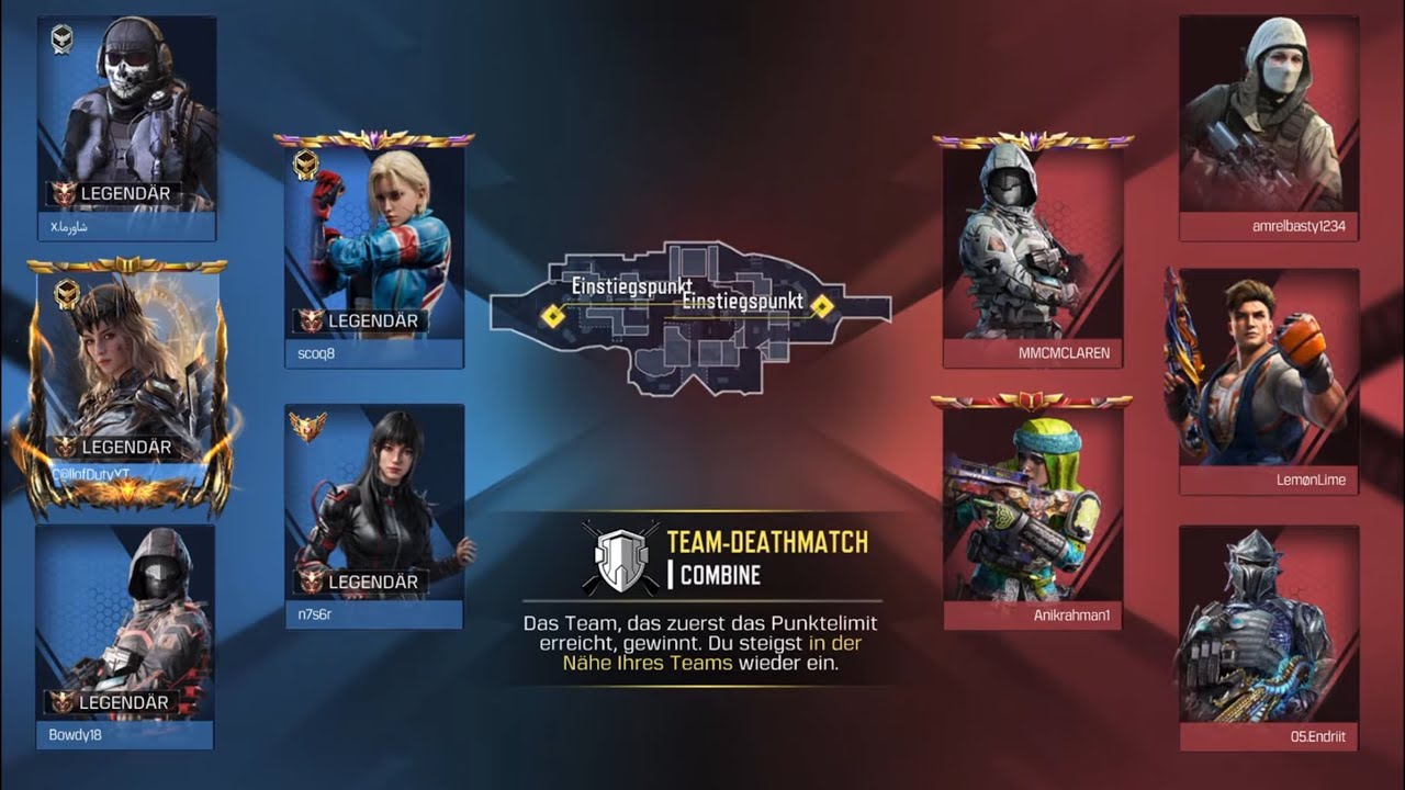 ✨💯✨Call of Duty mobile💢„Combine“ Team Deathmatch, 🥈2nd.🌟💥LEGENDARY💥🌟 Season 5/ USS 9