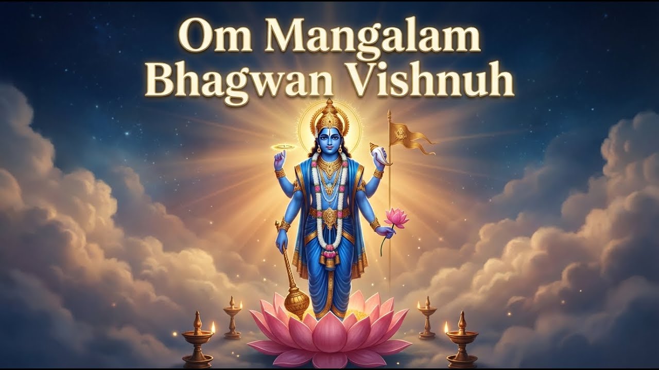 Om Mangalam Bhagwan Vishnu | Auspicious Vishnu Mangala Shloka