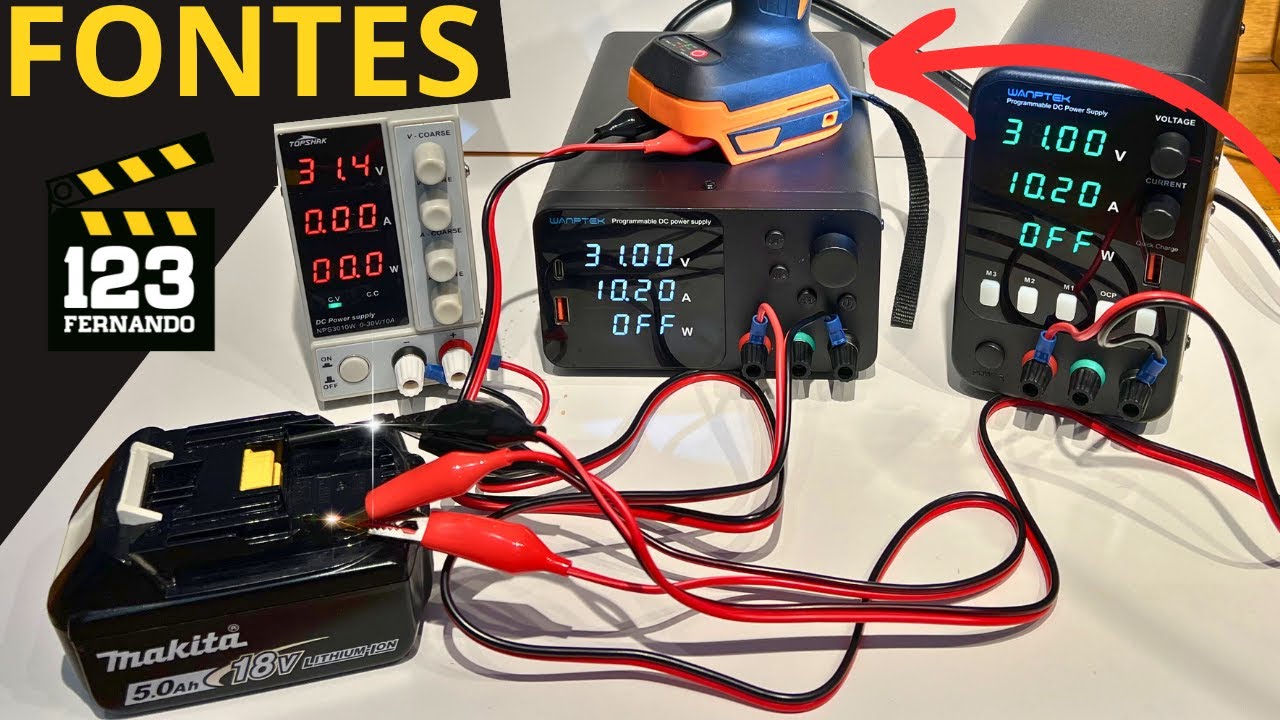 PARECEM IGUAIS, MAS NÃO SÃO. FONTES DE BANCADA 30V 10A BIVOLT DE 10mV ATÉ 31V e 10A #123fernando