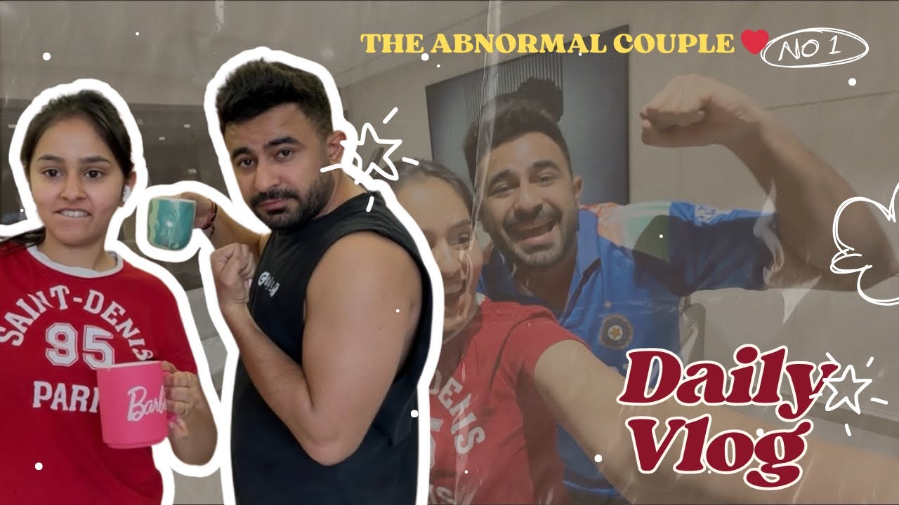 UNFILTERED US🤣 | DAILY VLOG | THE ABNORMAL COUPLE | AANDU & CHHOTE |