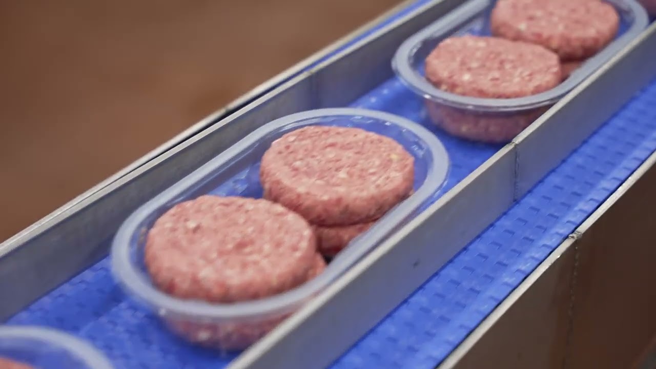 SEALPAC A10max double lane for meat balls and burgers under MAP