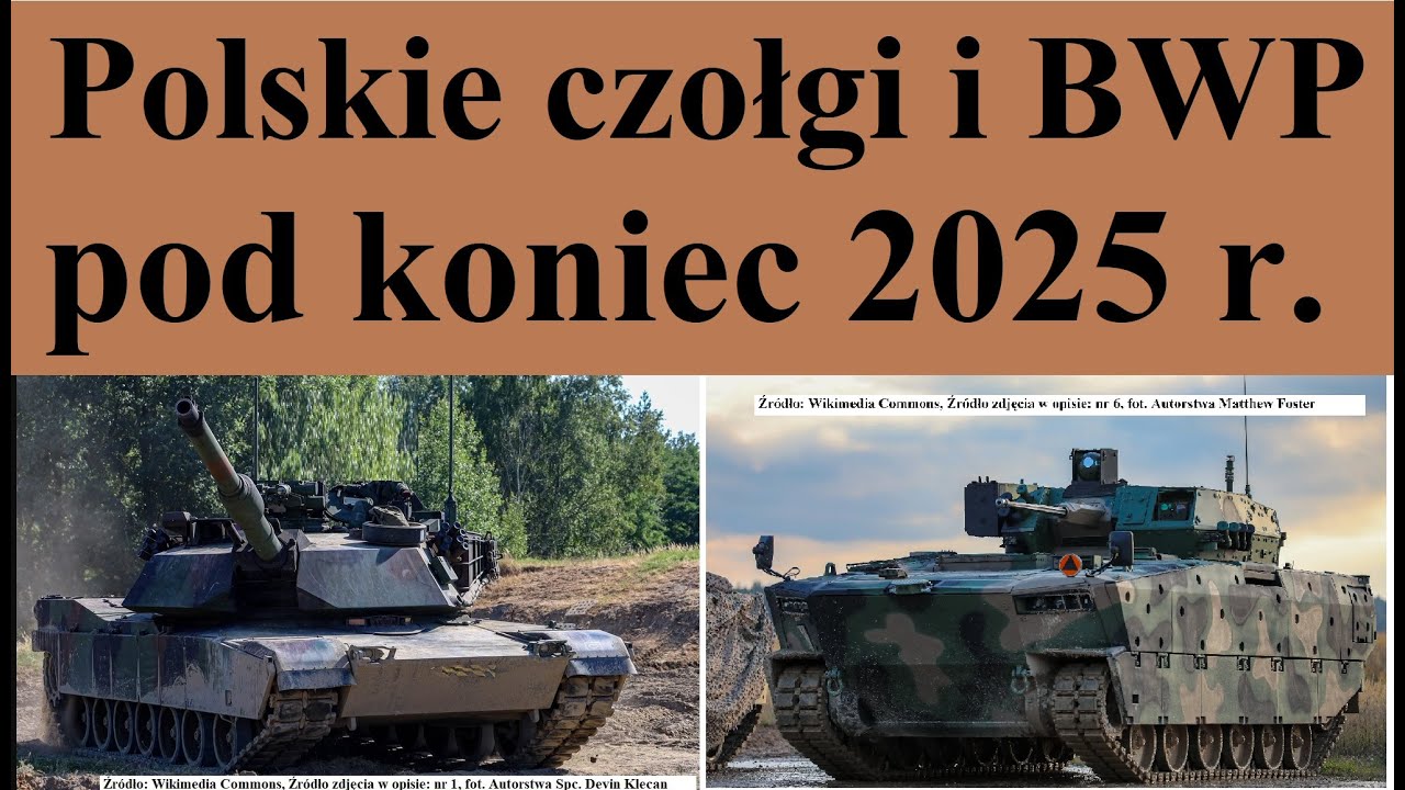 Ile Polska ma czołg&oacute;w i BWP na koniec 2025 roku