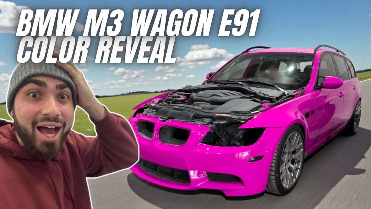 Наконец-то покрасил свой универсал BMW E91 M3 спустя 3 года!
