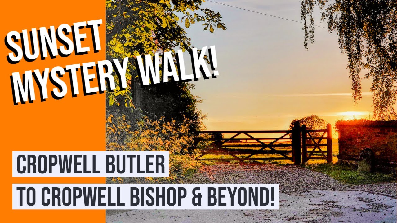 What's that on the hill? Sunset Walk from Cropwell Butler to Bishop