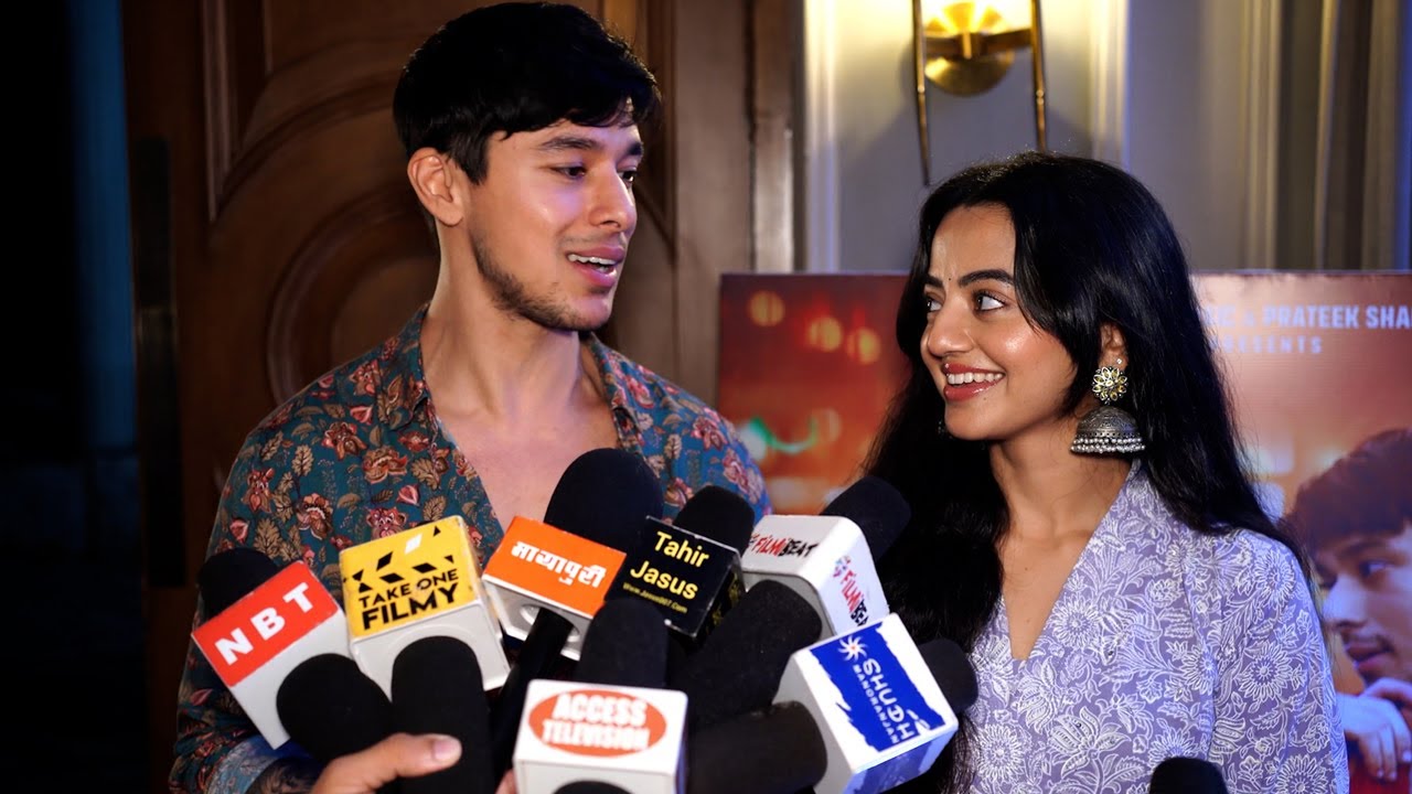 Pratik Sehajpal And Helly Shah At The Screening Of Zeet Tv New Show Tumm Se Tumm Tak