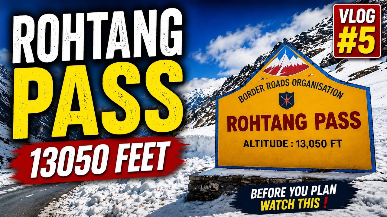 Rohtang Pass Snow View ❄️ Snow Activities & Road Conditions | Himachal Travel Expert