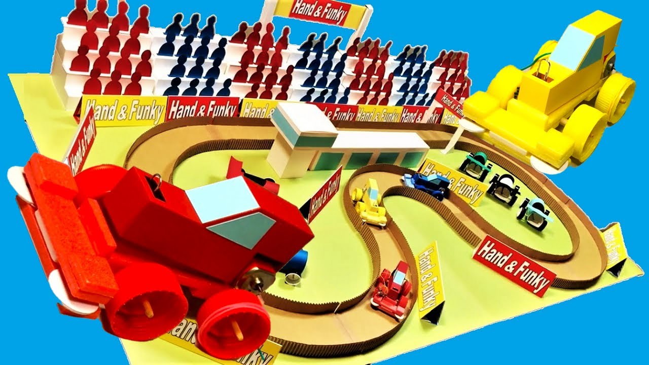 【工作】ダンボールで作るサーキット | DIY How To Make a Cardboard Race Track