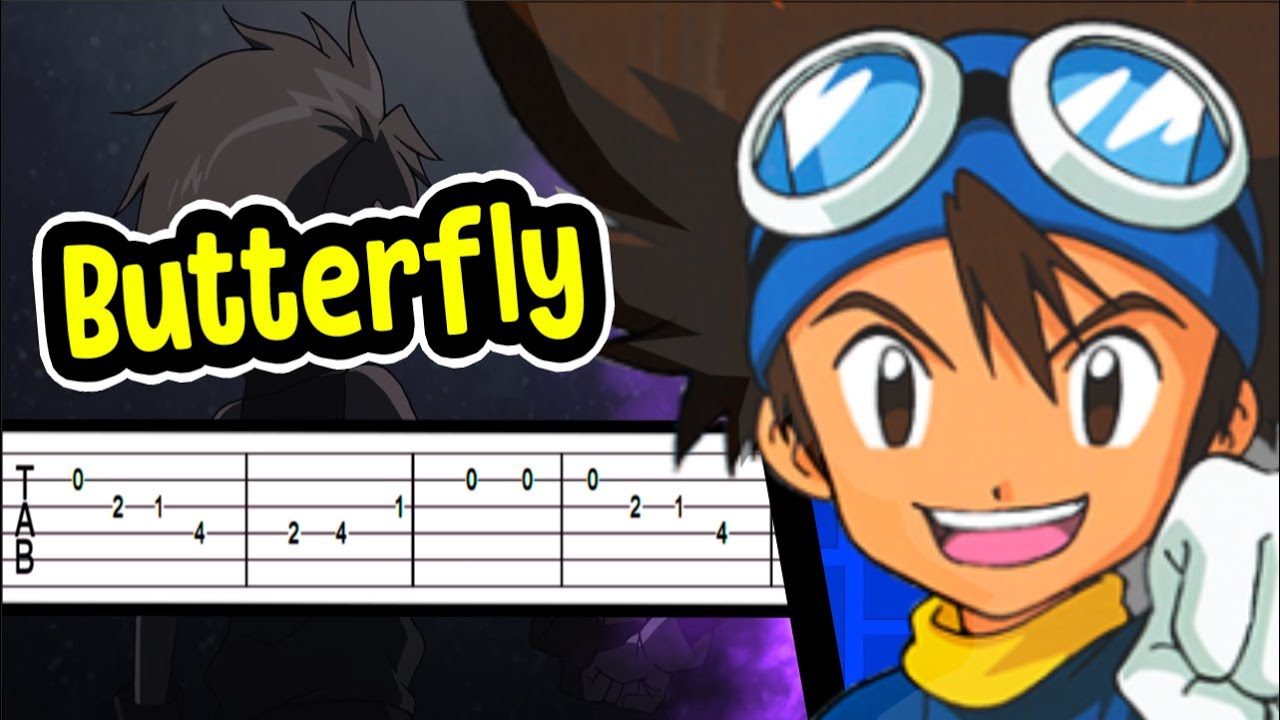 Digimon - Butterfly (Opening 1)【Tab】|➤ GUITAR TUTORIAL