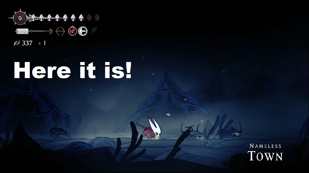 How to climb to Nameless Town and find Surface Memento in Silksong