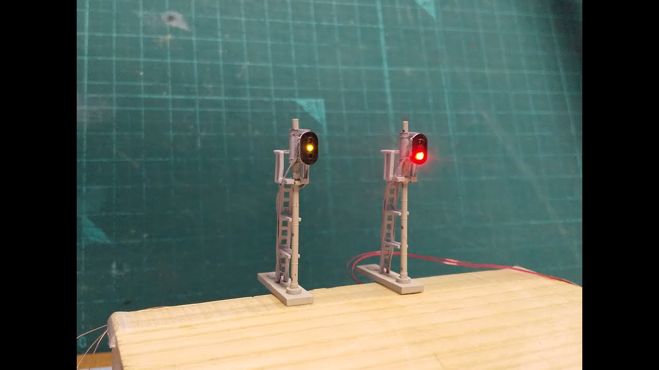 グリーンマックス信号機製作・点灯化０１（Nゲージ鉄道模型）