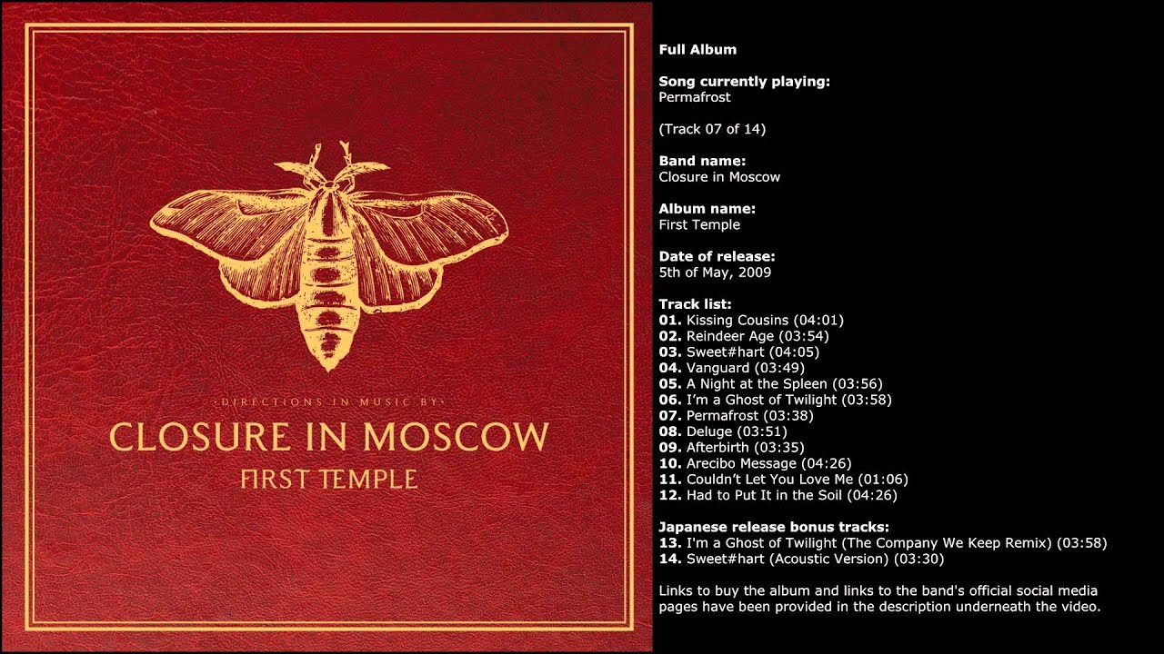 Closure in Moscow - First Temple (Full Album)