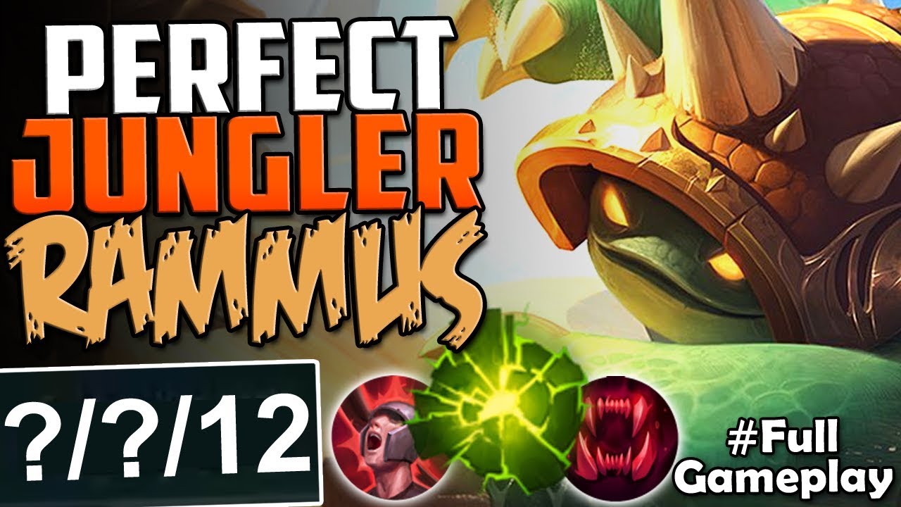 PERFECT JUNGLER RAMMUS | SO POWERFUL | New Runes Rammus Jungle Build | RANKED SEASON 8 Gameplay