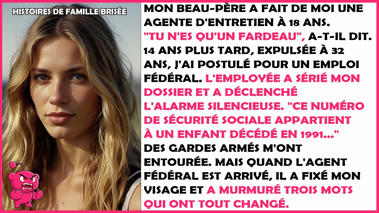 MON BEAU-PÈRE A FAIT DE MOI UNE AGENTE D'ENTRETIEN À 18 ANS. 