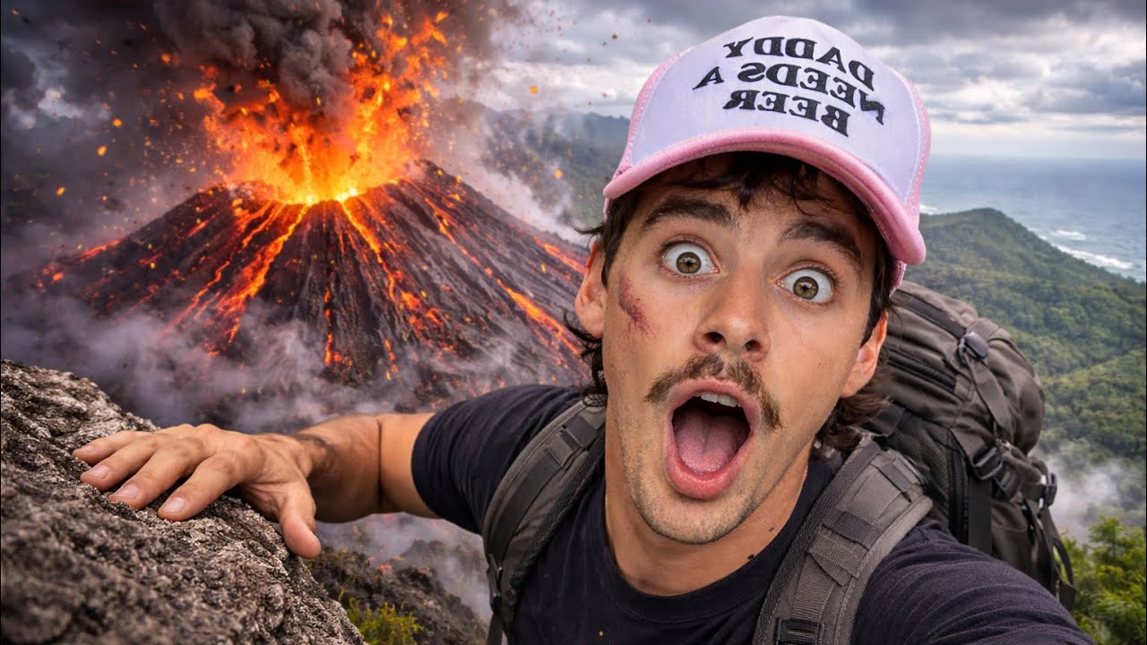 CLIMBING AN ACTIVE VOLCANO IN INDONESIA! 🇮🇩 