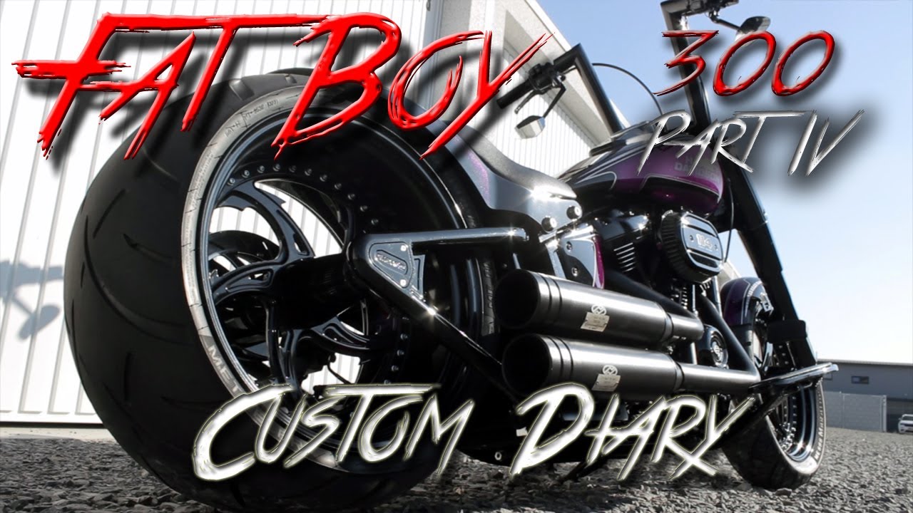 Custom Diary Harley Davidson FatBoy 2022 Umbau 300