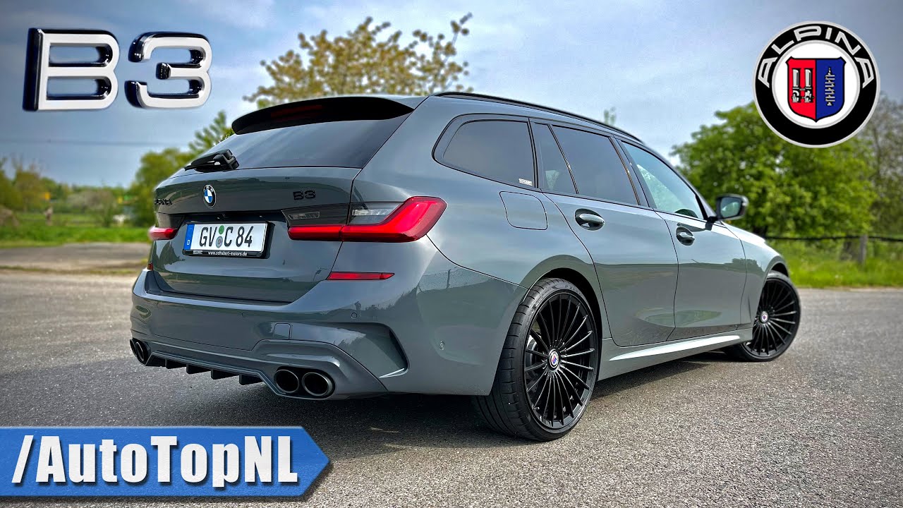 BMW Alpina B3 Touring REVIEW on Autobahn by AutoTopNL