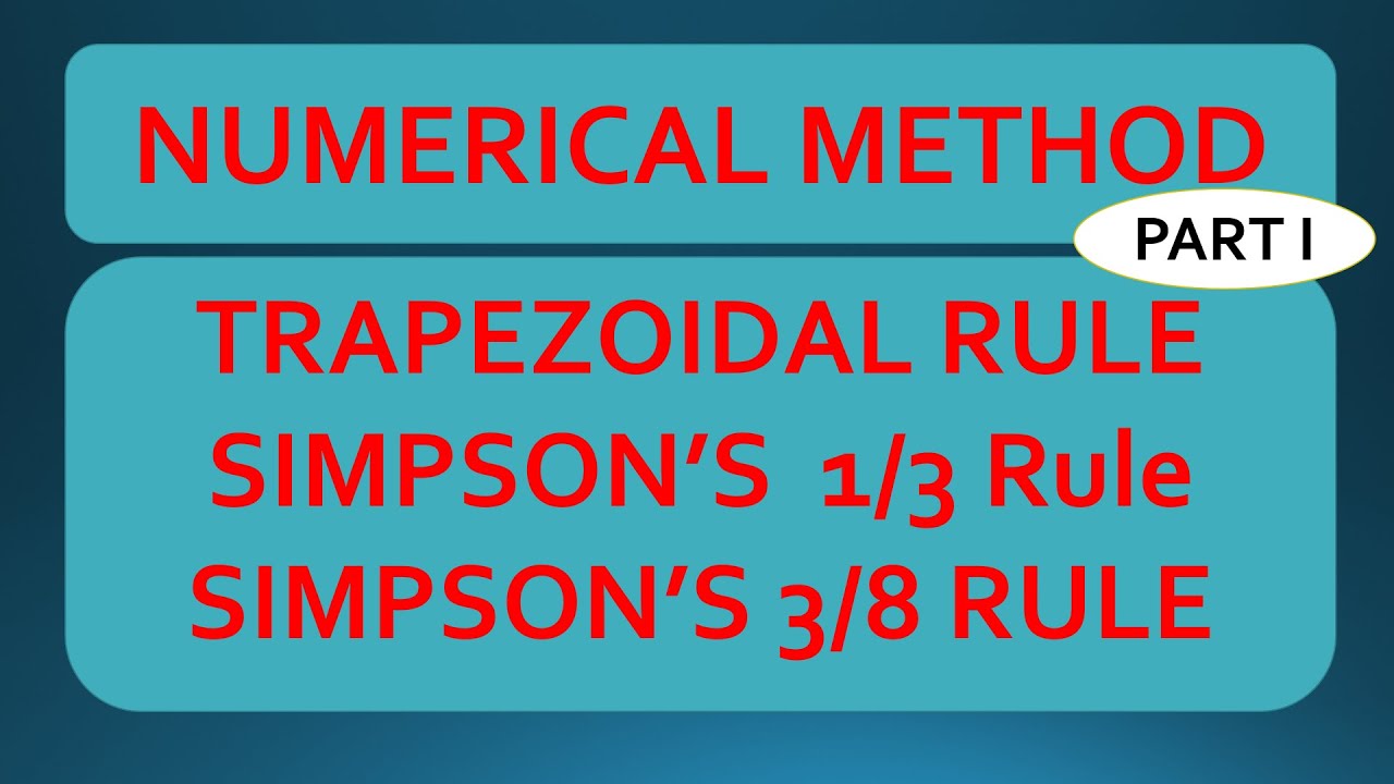 Trapezoidal Rule in Nepali | Simpson's 1/3 Rule | Simpson's 3/8 Rule | Numerical Method |