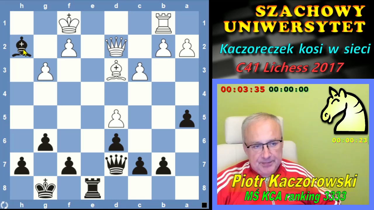 C41.Pułapka Spasskiego z pierwszej partii meczu z Fischerem.PKW1593.