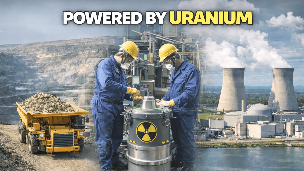 How Enriched URANIUM Is MADE ☢️ | From Ore to Nuclear Fuel