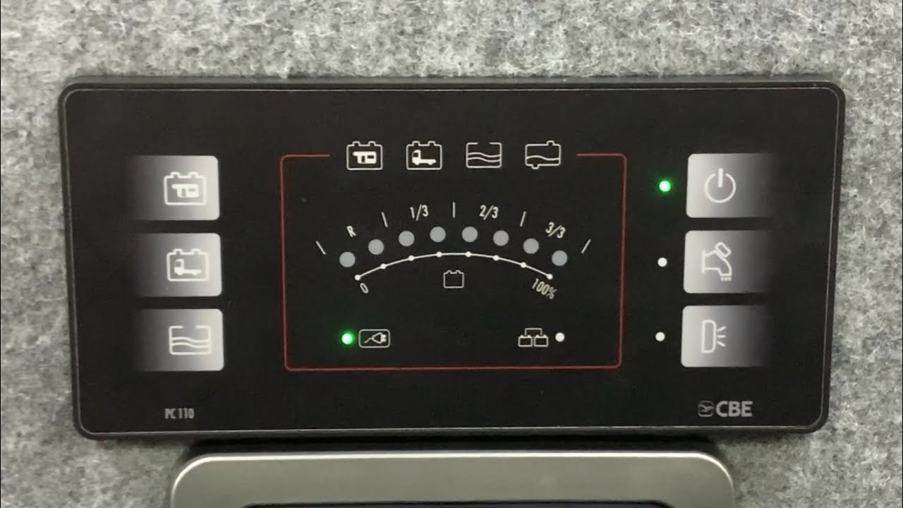 How to use the CBE PC110 Control Panel