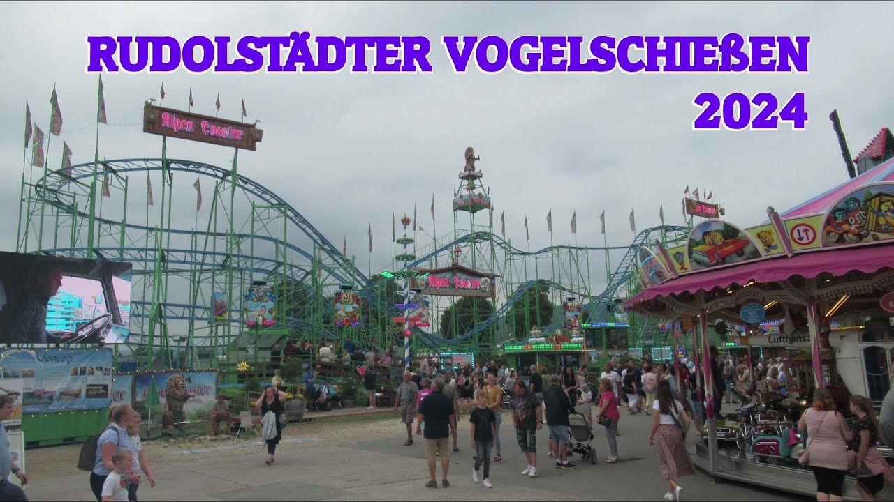 Rudolstädter Vogelschießen 2024:  Viele Mega-Attraktionen auf dem größten Volksfest Thüringens