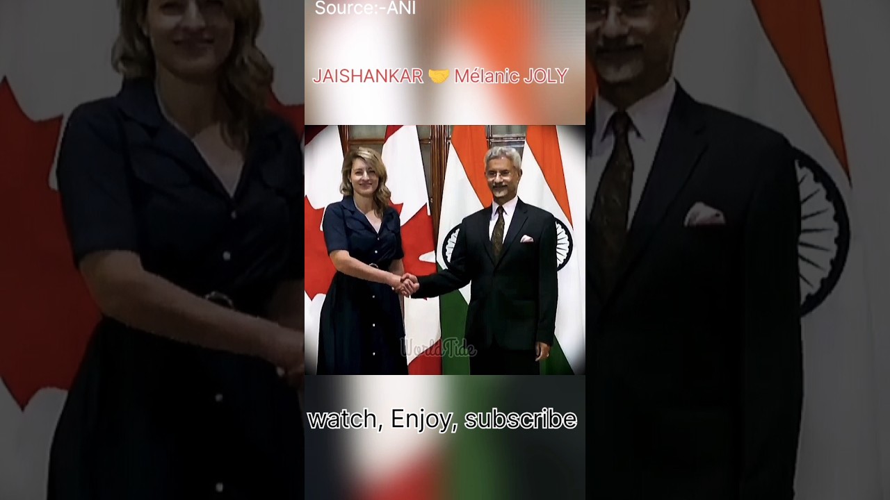 S. Jaishankar Meets Canada&rsquo;s M&eacute;lanie Joly 🇮🇳🇨🇦 | India-Canada Relations #shorts